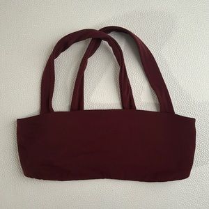 Aerie Offline Burgundy Workout Top Sports Bra